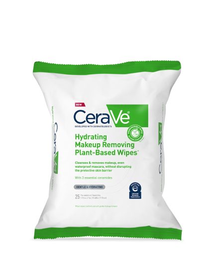 CeraVe Hydrating Makeup Removing Plant-Based Wipes